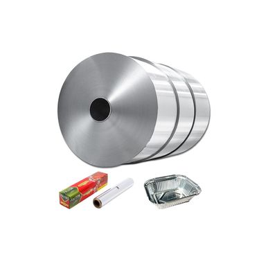 Customize comprimento 8011 Alumínio folha Jumbo Roll para casa cozinha recipiente de alimentos