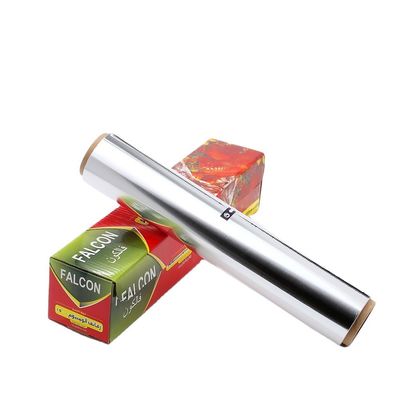Logotipo personalizado de torrefação Folia de alumínio 20 microns 30cmx300m Prata Jumbo Roll