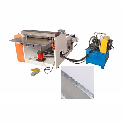 Máquina de prensagem de lâmina de serra semi-automática para restaurante em caixa de cores de papel de alumínio