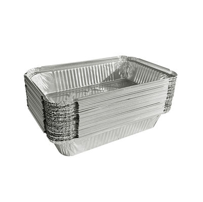 Container de utensílios de mesa de almoço para levar Caixas de papel de alumínio para bandeja de churrasco e embalagens de alimentos