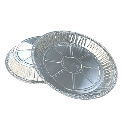 Taça de recipiente de papel alumínio perfeita para assar e servir deliciosa pizza caseira