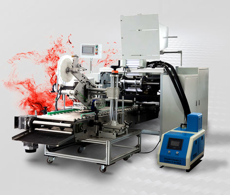 Máquina de enrolar folha de alumínio totalmente automática com painel de toque Weinview e uso