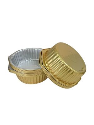 Embalagem de alimentos quentes Casais de papel alumínio Container Box com encomenda personalizada