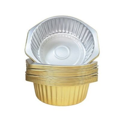 Embalagem de alimentos quentes Casais de papel alumínio Container Box com encomenda personalizada
