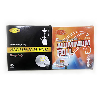 Folha de alumínio Shisha descartável com tratamento de logotipo personalizado