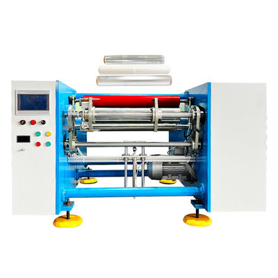 0.009-0.03mm Matéria-prima Máquina de enrolar folha de alumínio semiautomática de 2 fendas