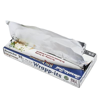 Folha de papel de alumínio descartável personalizada para embalagens de alimentos e churrascos domésticos