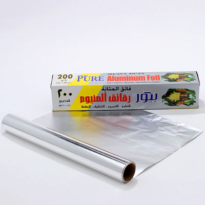 8011 Rolo de papel de embalagem em folha de alumínio para uso doméstico, de liga, de largura personalizada