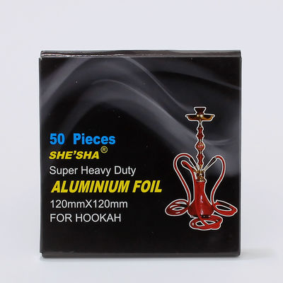 Pre-Poked Hookah Shisha Precut Hookah Folha 360 Para Fumar Hookah com folha de alumínio