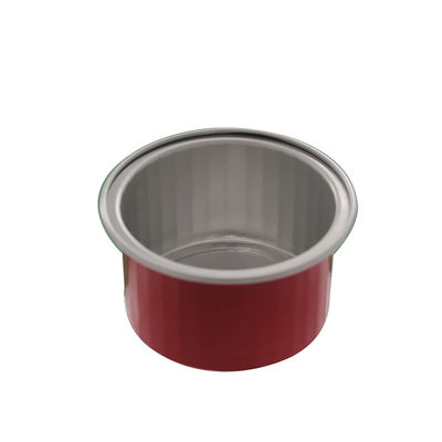 Container de folha de alumínio dourado conveniente para embalagens e caixas de bandejas de bolo de avião