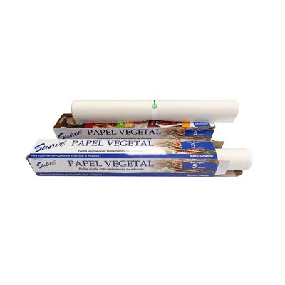 Comodidade da cozinha Papel de papel de silicone branco com polpa química e durabilidade