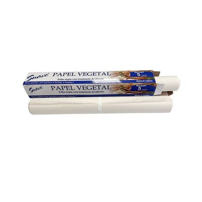 Comodidade da cozinha Papel de papel de silicone branco com polpa química e durabilidade