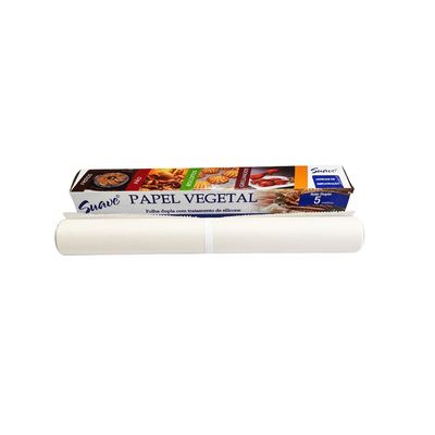 Rolo de papel de cozimento de revestimento de silicone para bolos de bolo antiaderente e impermeável sem gordura