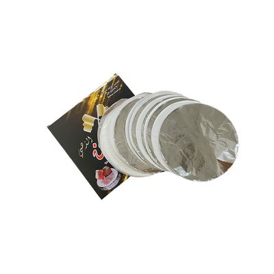 Folha de alumínio Shisha de narguilé de prata personalizada para beneficiar compradores