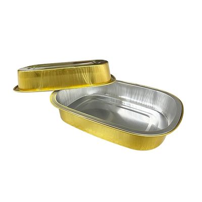 Recipiente de alimento em folha de alumínio reciclável, quente e frio, preparação de refeições, bandeja de folha de prata descartável