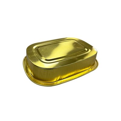 Recipiente de alimento em folha de alumínio reciclável, quente e frio, preparação de refeições, bandeja de folha de prata descartável