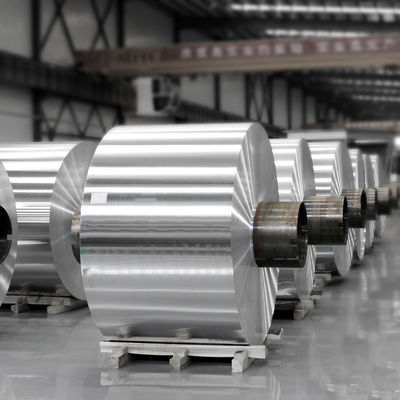 Rolo de alumínio de folha de alumínio de largura personalizada Jumbo Roll para fabricação de material bruto de contêiner