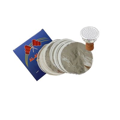 Folha de papel composta de graus alimentares de 20mic para Shisha Hookah Folha de alumínio com buraco