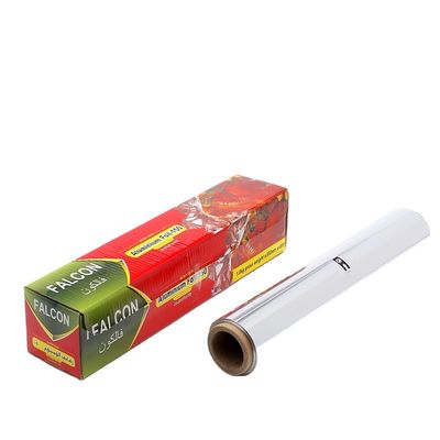 Logotipo personalizado de torrefação Folia de alumínio 20 microns 30cmx300m Prata Jumbo Roll