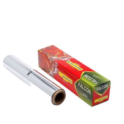 Logotipo personalizado de torrefação Folia de alumínio 20 microns 30cmx300m Prata Jumbo Roll