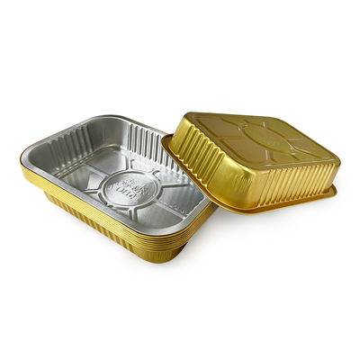 Containers de folha de alumínio redondo versátil para preparação de refeições conveniente e ecológica