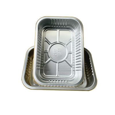 Containers de folha de alumínio redondo versátil para preparação de refeições conveniente e ecológica