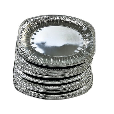 Alimentos Eco Pizza Reciclável Alumínio Folha Redonda Taça Container Turquia Pan Encomenda personalizada