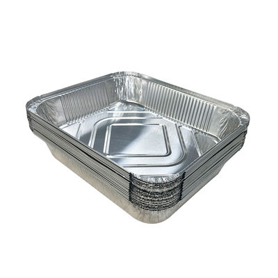 Container de alimentos folha de alumínio reciclável oval panela de torradeira para o peru Necessidades de torradeira