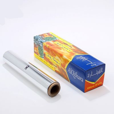 Cozinha 75 pés quadrados Embalagem de alimentos Catering rolos de folha de alumínio com espessura personalizada