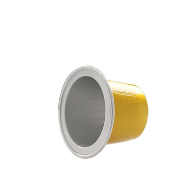 Recipiente para cápsulas de café de folha de alumínio descartável