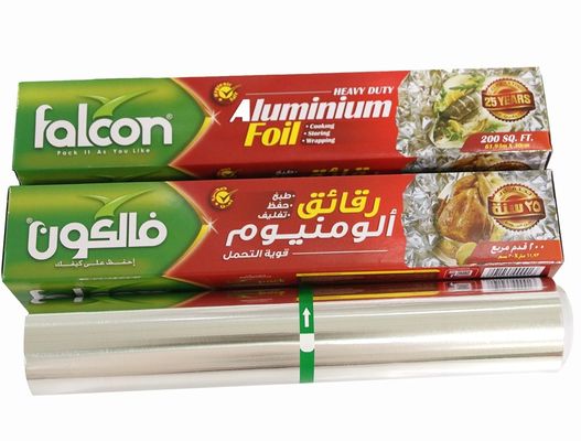 Cozinha 25m2 Resistente ao calor Rolo de papel de qualidade alimentar Personalizar comprimento Rolo de folha de alumínio