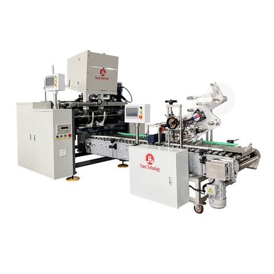 Máquina de enrolar folhas de alumínio totalmente automática com embreagem de pó magnético de 25 N.m