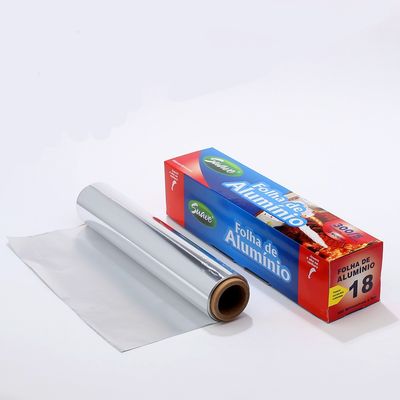 Rolo de papel de alumínio pesado descartável para embalagens de cozinha e de serviços alimentares