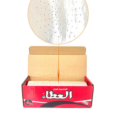 8011 Ligação suave de temperamento perfurado Shisha Hookah Rolo de folha de alumínio para aquecimento do cabelo