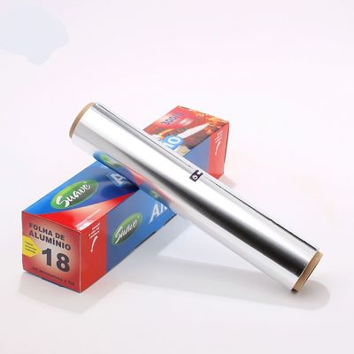 150m Heavy Duty 30cm 45cm papel alumínio folha em rolo comprimento personalizado para assar