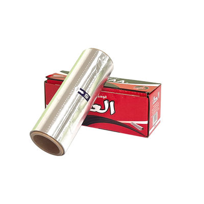 Logotipo personalizado aceito 8011 Shisha papel alumínio rolo com buraco e linha de corte