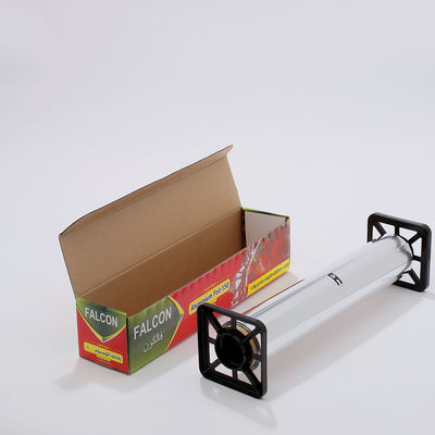 Logotipo personalizado 8011 0 Cozinha temperada Embalagem de metal Rolo de papel alumínio para cozinha