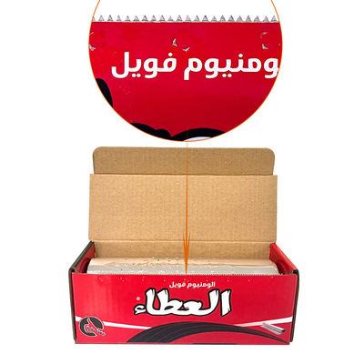 8011 liga de papel de alumínio redondo de comprimento personalizado para papel de fumar Shisha Hookah