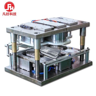 Máquina automática de fabricação de pratos de alumínio de 8000 kg para perfuração de recipientes de alimentos