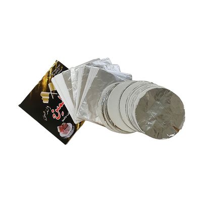 Logotipo personalizado Shisha Alumínio Folha de Rolo para Hookah Pré-Corte Folha B2B Requisitos