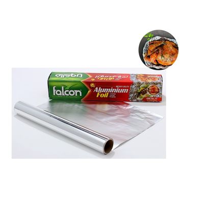 Rolo de folha de alumínio de prata de largura personalizada para cozinhar na cozinha e embrulhar chocolate