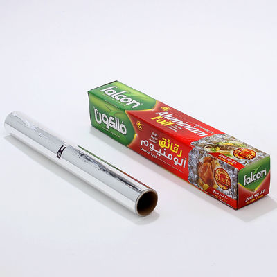 Rolo de folha de alumínio de prata de largura personalizada para cozinhar na cozinha e embrulhar chocolate