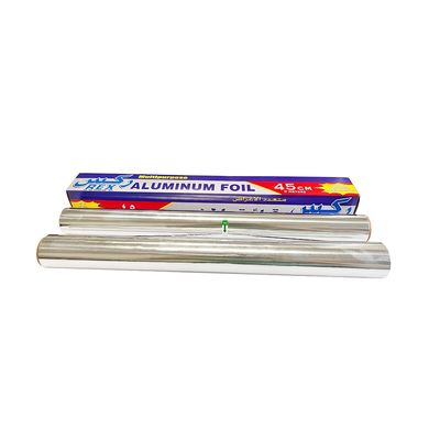 Papel laminado de folha de alumínio de espessura personalizada para embalagens de hambúrgueres