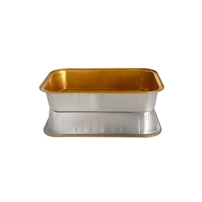Customize altura papel de alumínio descartável sobremesa taça recipiente de bolo para embalagem de alimentos