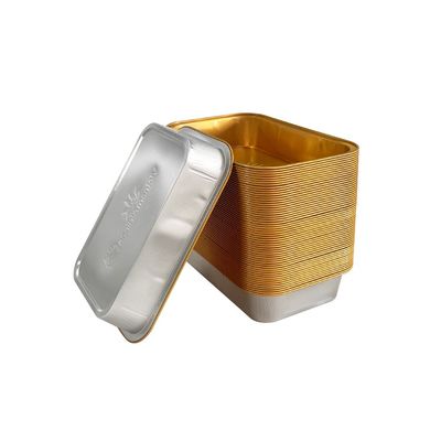 Customize altura papel de alumínio descartável sobremesa taça recipiente de bolo para embalagem de alimentos