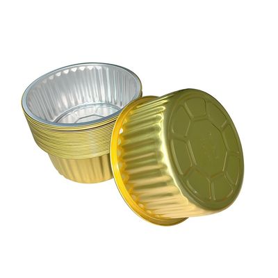Container de alimentos encomenda personalizada descartável redonda de alumínio folha de bolo bolo de bolo de venda