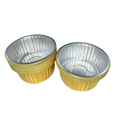 Container de alimentos encomenda personalizada descartável redonda de alumínio folha de bolo bolo de bolo de venda