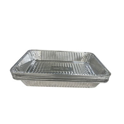Amigável ao ambiente 525x325mm Alumínio folha Grill Grill para cozinhar ao ar livre