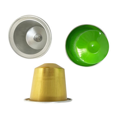 Folha de alumínio Nespresso Compativel cápsula vazia para consumo sustentável de café