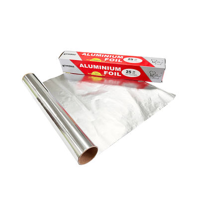 Papel de embrulho de alimentos de papel de alumínio para uso doméstico de prata com tratamento composto